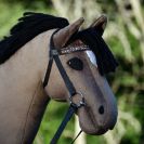 Ruunikko keppihevonen, jolla tähti otsassa